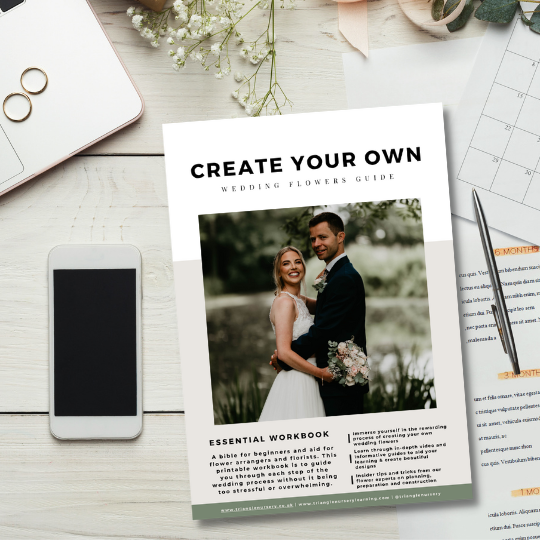 Create your Own Wedding Flowers Booklet